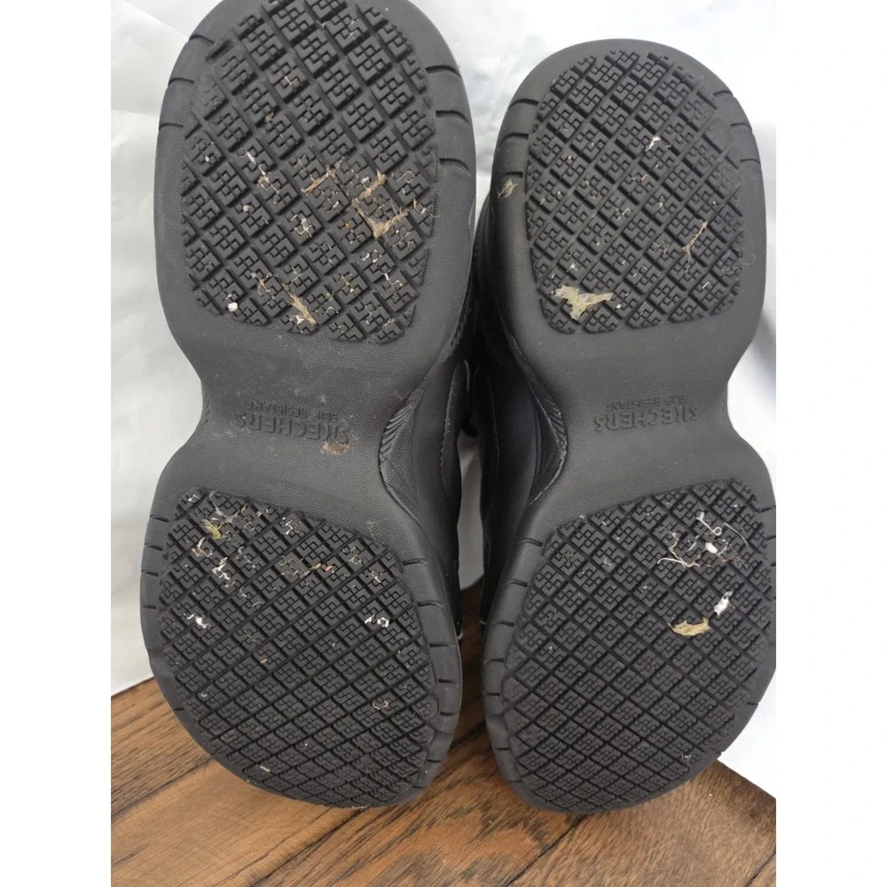 Skechers‎ Work Relaxed Fit Slip Resistant Memory Foam Shoes Men's 8.5 Black